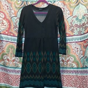 Earthbound|Long sleeve Boho dress| Size M